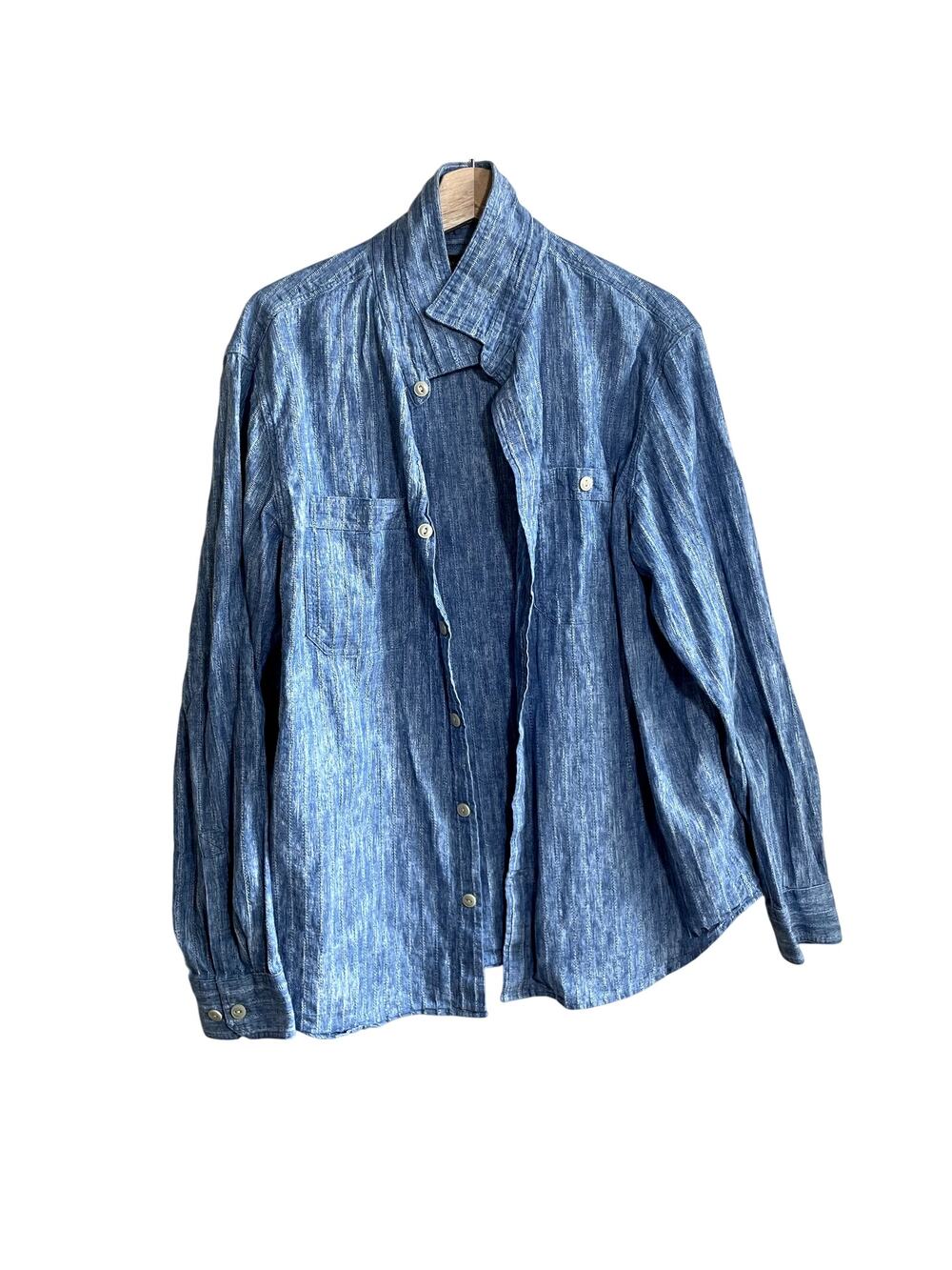Banana Republic standard fit long sleeved button down shirt‎ textured men's L